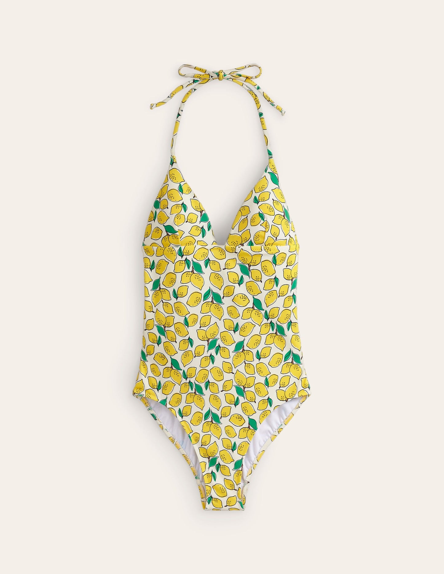 Symi String Swimsuit-Ivory, Lemons