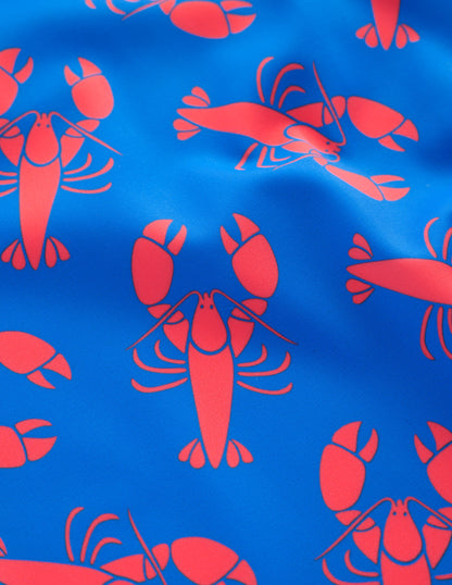 Swim Cycling Shorts-Indigo Bunting, Lobster