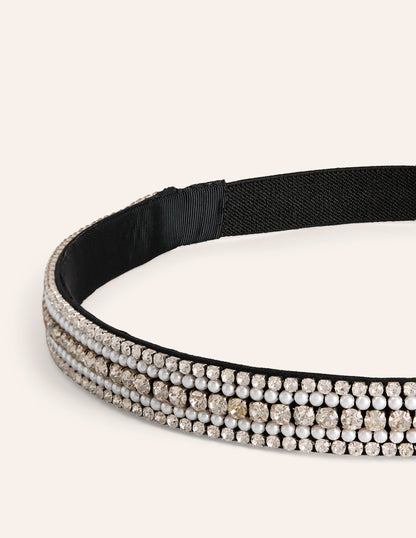 Embellished Waist Belt-Black