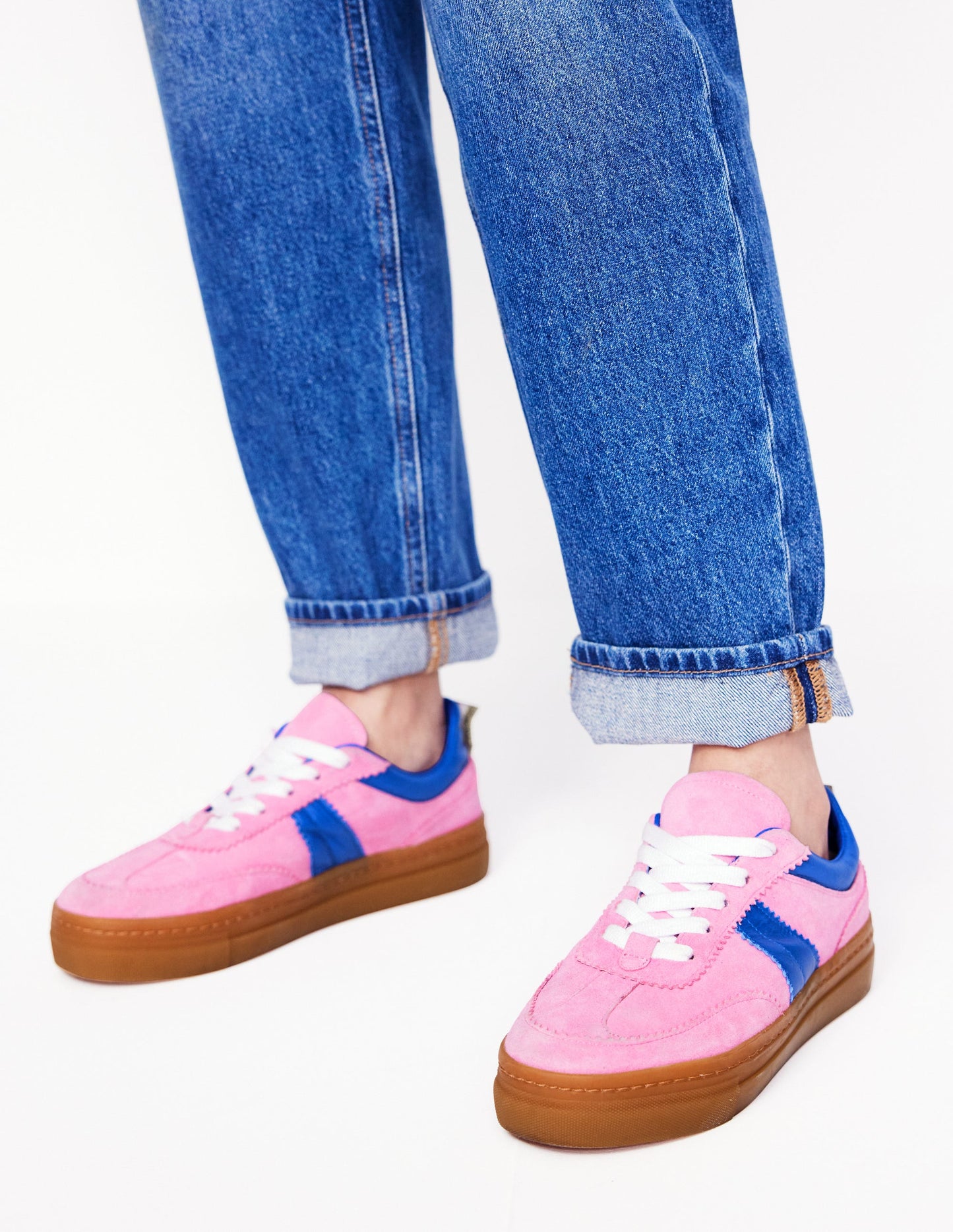 Erin Flatform Sneakers-Pink