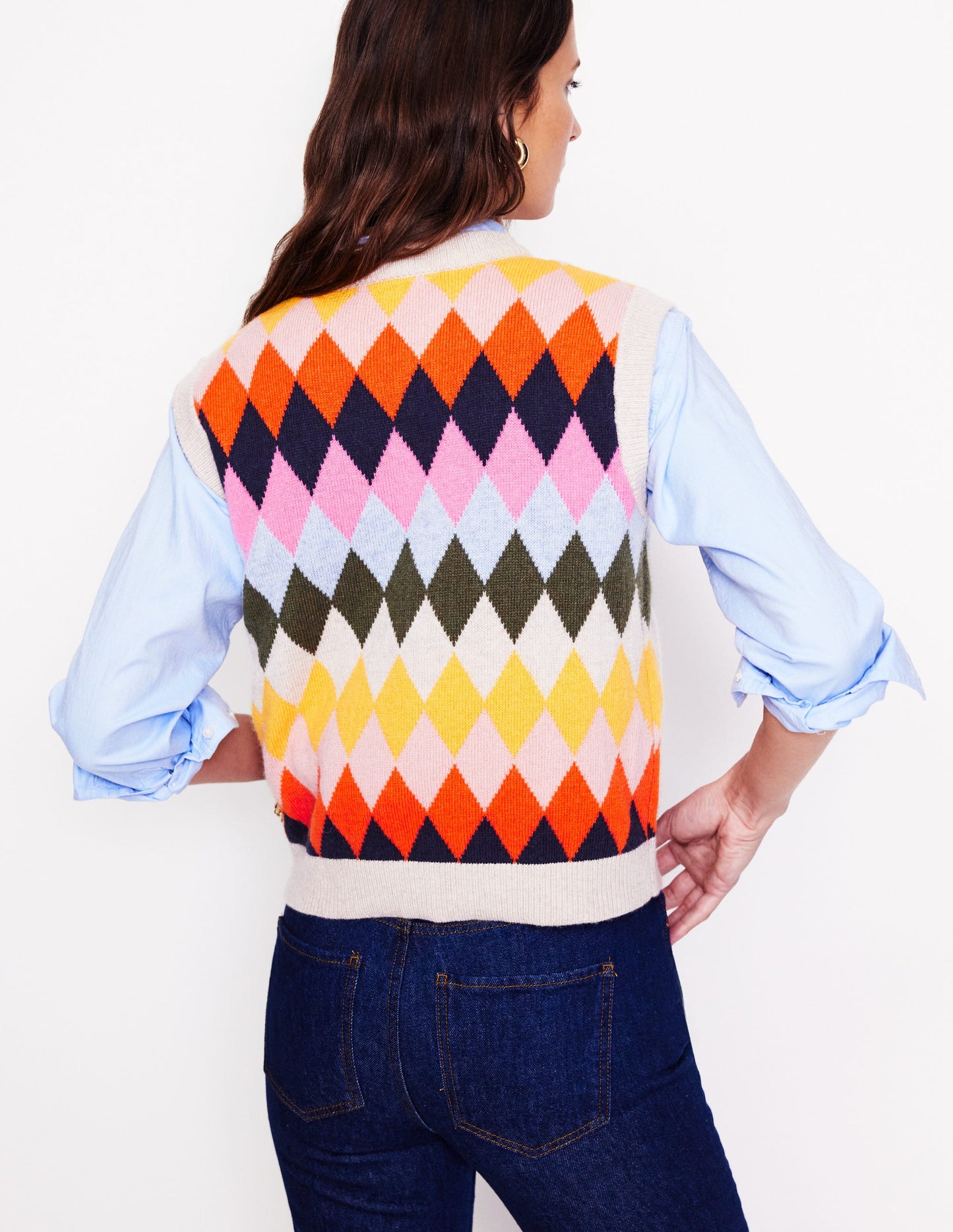 Patterned Vest-Multi