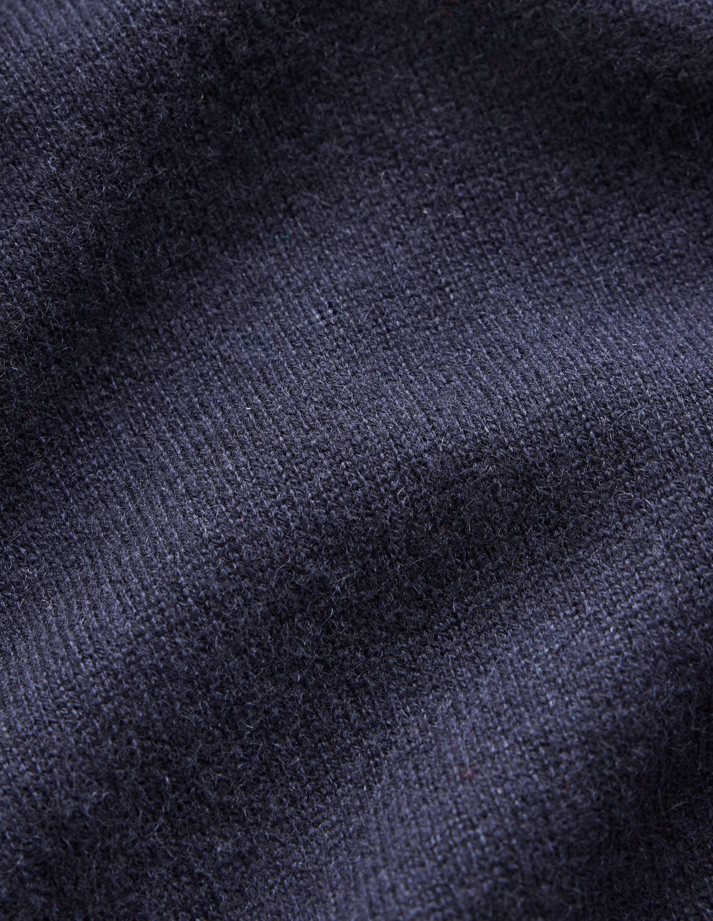 Eva Cashmere Roll Neck Sweater-Navy