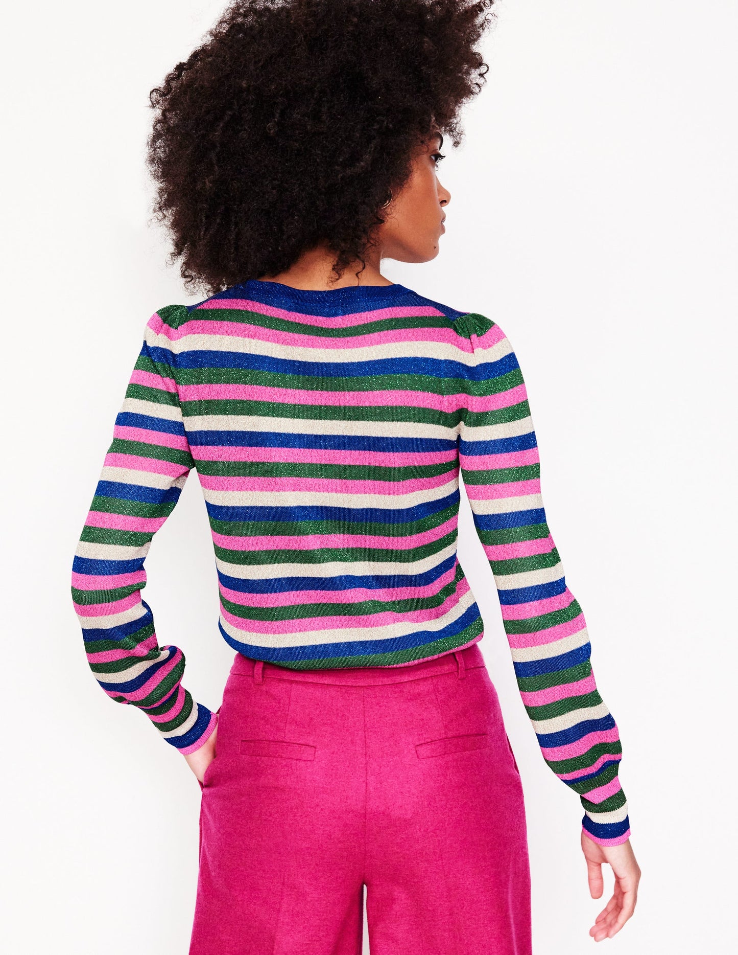 Party Stripe Sweater-Multi Stripe