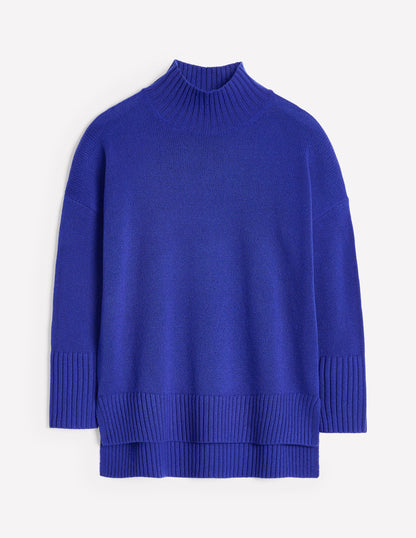 Jessica Oversized Sweater-Rich Blue