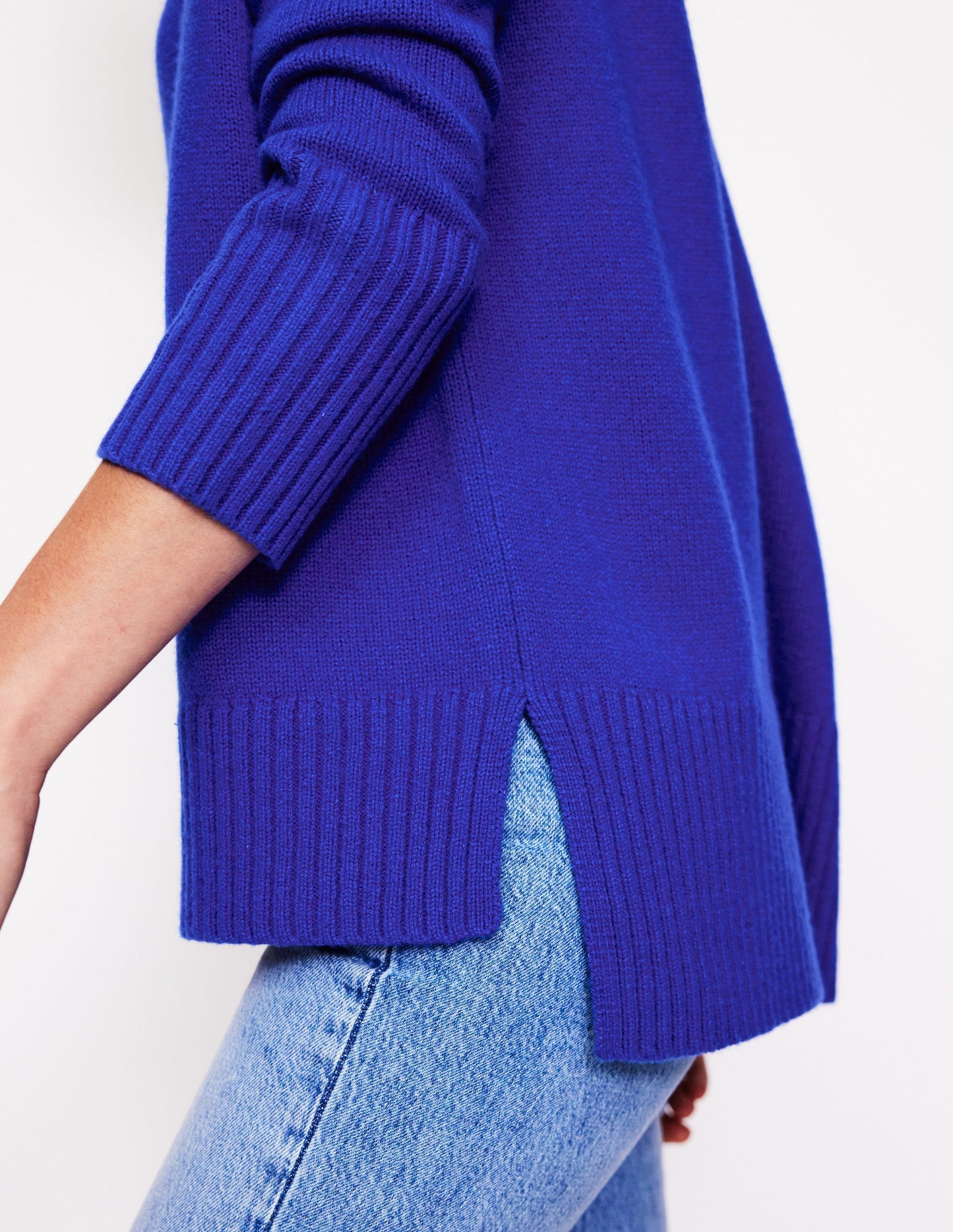 Jessica Oversized Sweater-Rich Blue