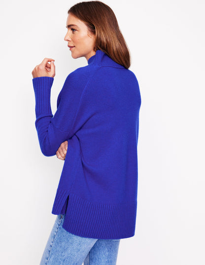 Jessica Oversized Sweater-Rich Blue