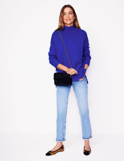 Jessica Oversized Sweater-Rich Blue