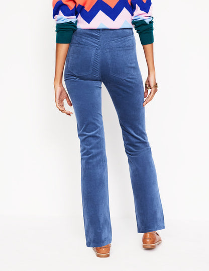 Velveteen 5 Pocket Jeans-Denim Blue