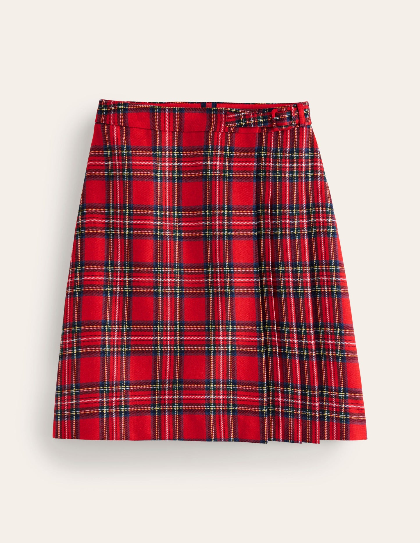 Helen Buckled Kilt-Red and Blue Check