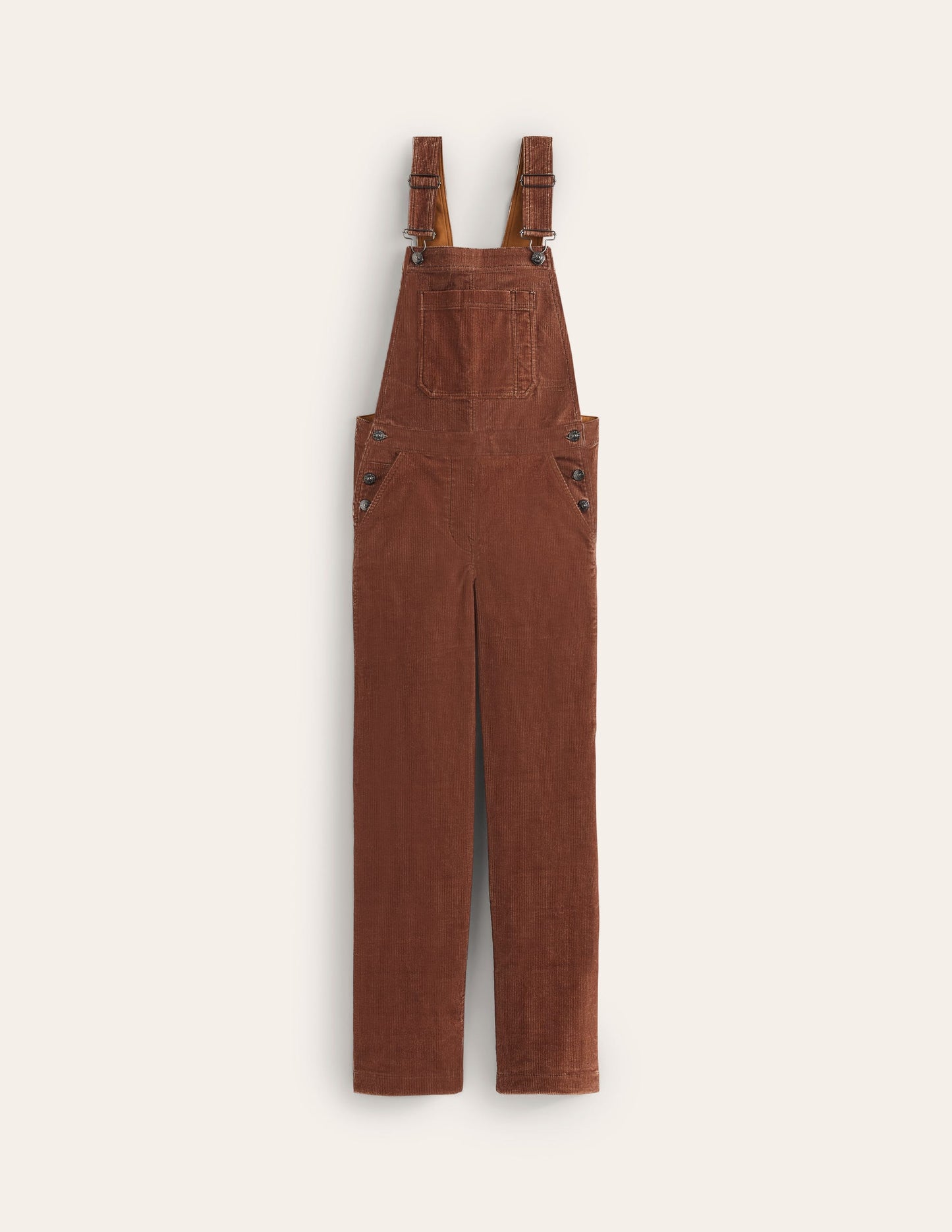 Cord Dungarees-Autumn Brown