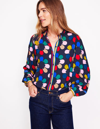 Theodora Blouse-Multi, Structured Petal