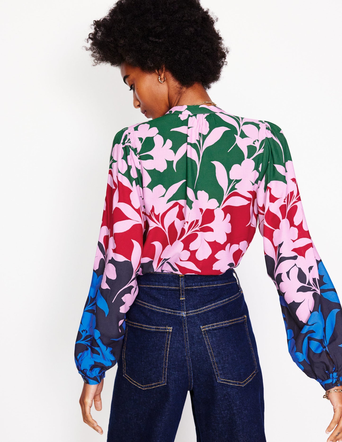 Theodora Blouse-Multi, Silhouette Bloom