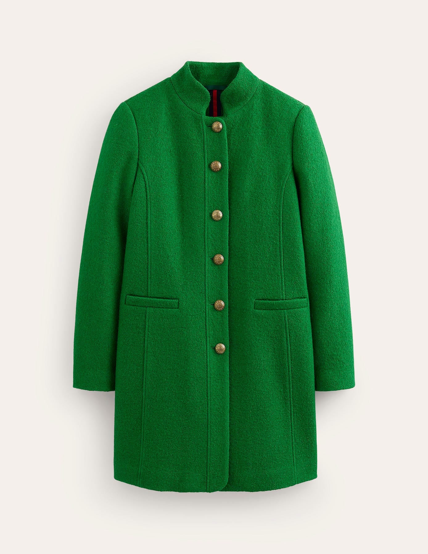 Hamilton Textured Coat-Highland Green