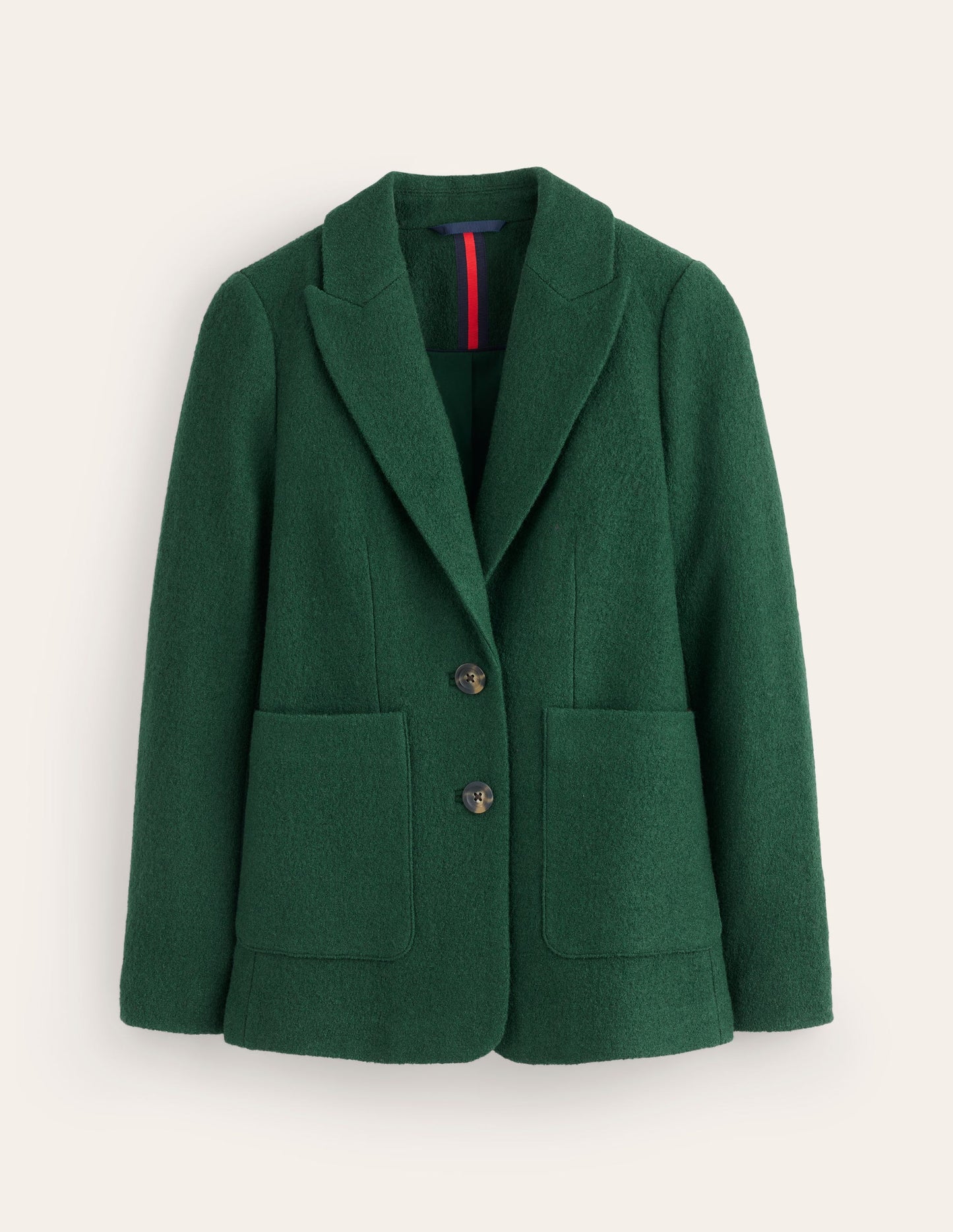 The Marylebone Textured Blazer-Dark Green