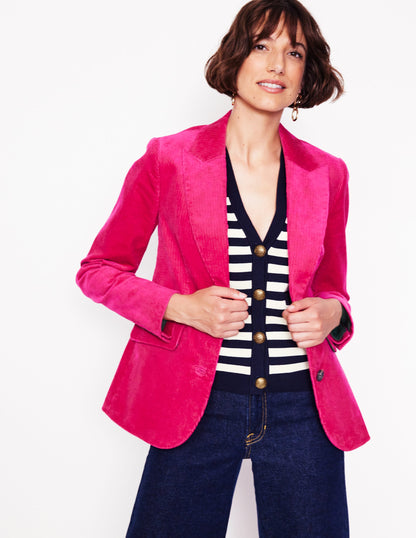 Marylebone Cord Blazer-Cherries Jubilee