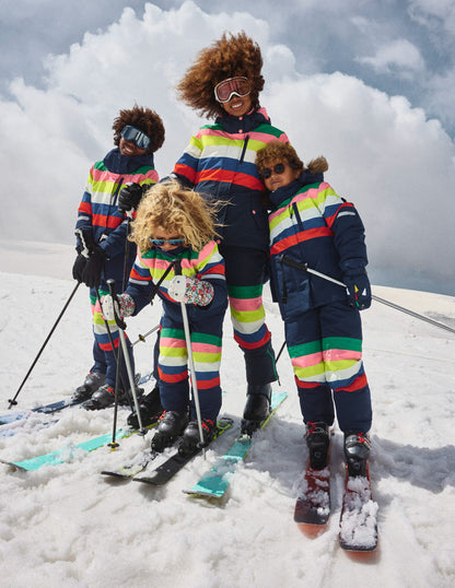 Ski Jacket-Rainbow Stripe