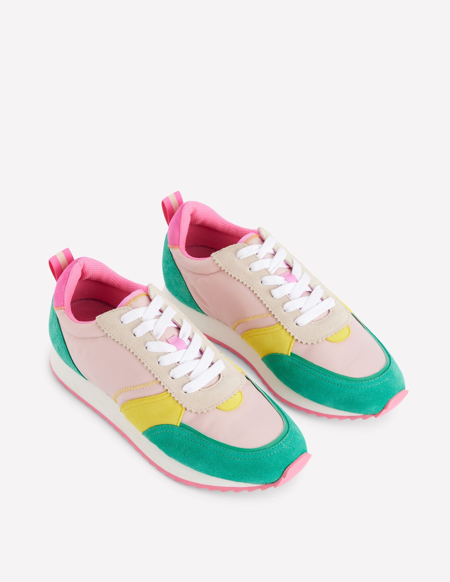 Runner Sneakers-Pink Colourblock