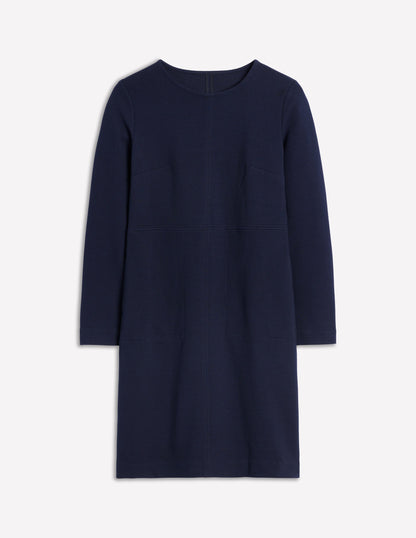 Cornelia Ottoman Dress-Navy