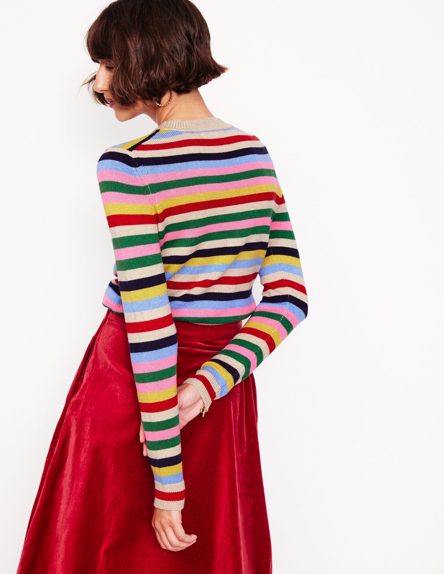 Embroidered Floral Jumper-Multi, Rainbow