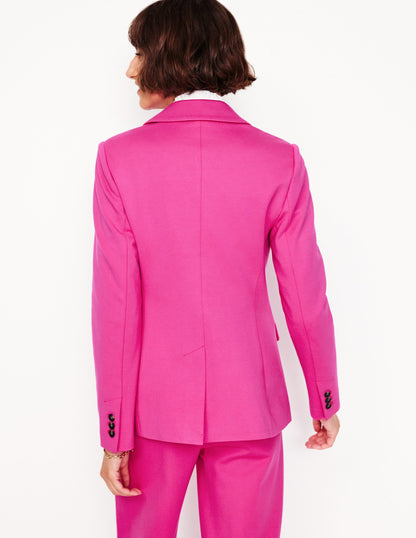 Marylebone Ponte Blazer-Pink Peony