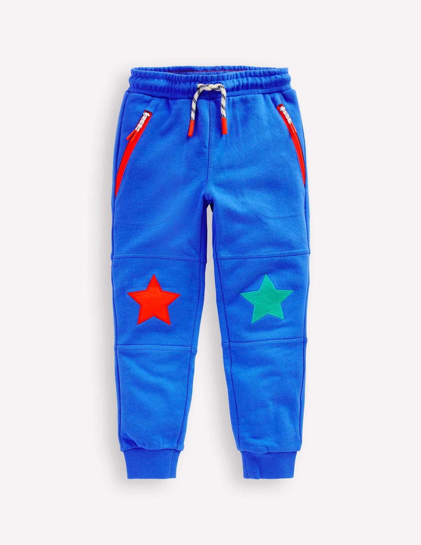 Warrior Knee Joggers-Peacock Plume Blue