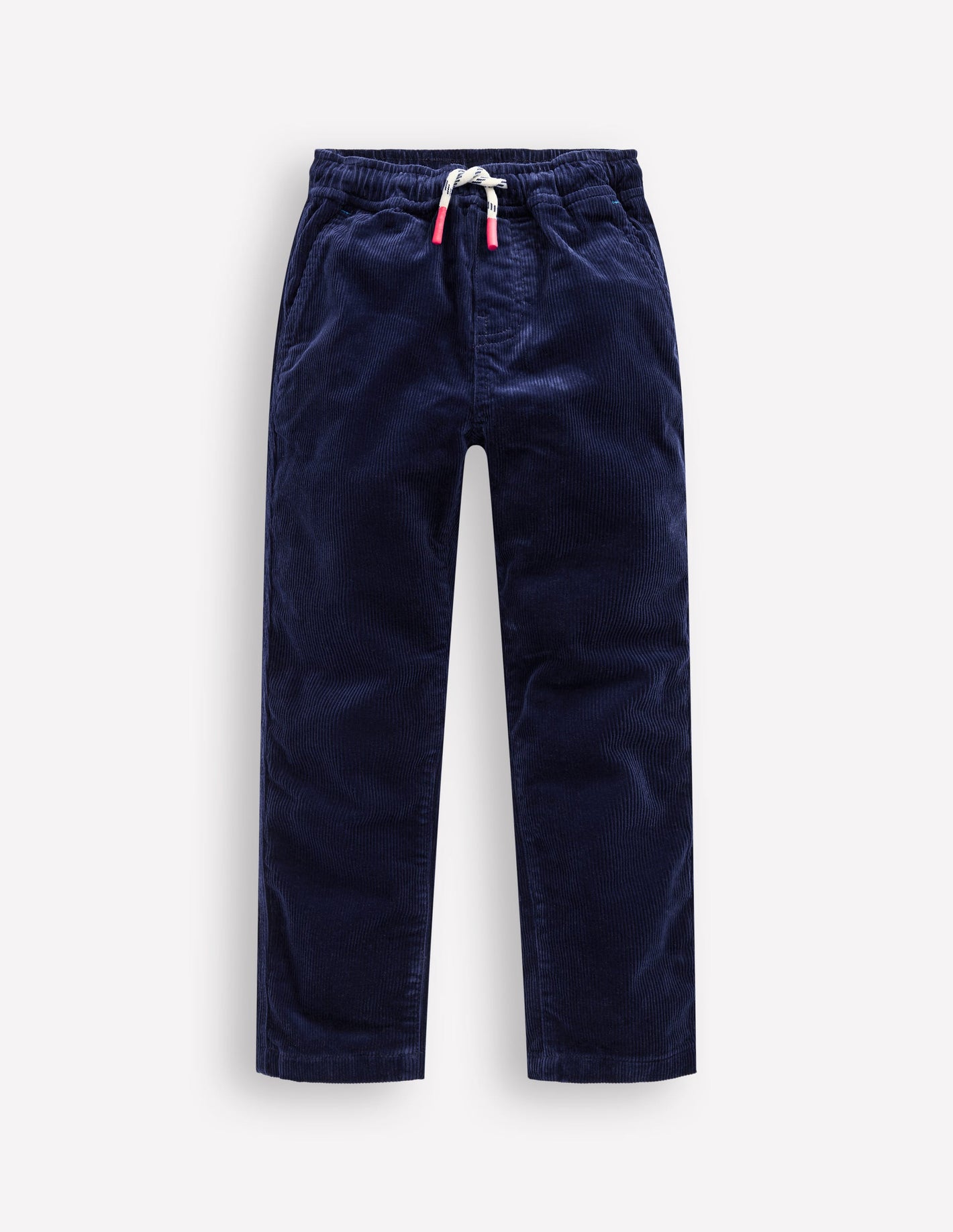 Slim Pull On Trousers-College Navy Cord