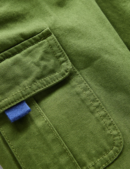 Everyday Cargo Trousers-Brocolli Green