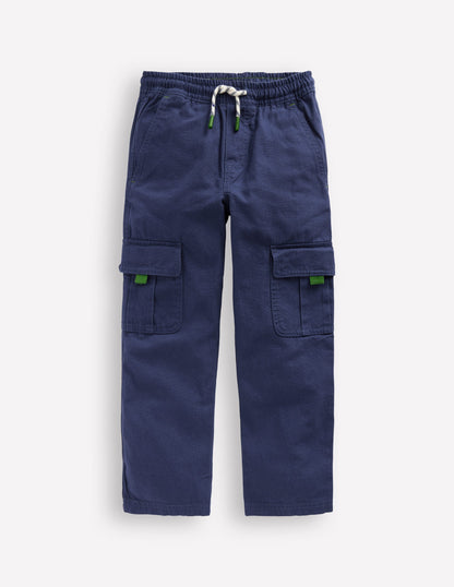 Everyday Cargo Trousers-Starboard Blue