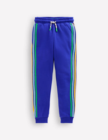 Rainbow Sweatpants-Bright Blue