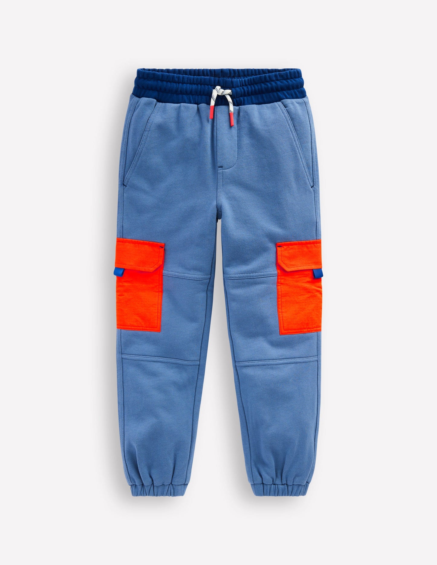 Ripstop Cargo Joggers-Robot Blue