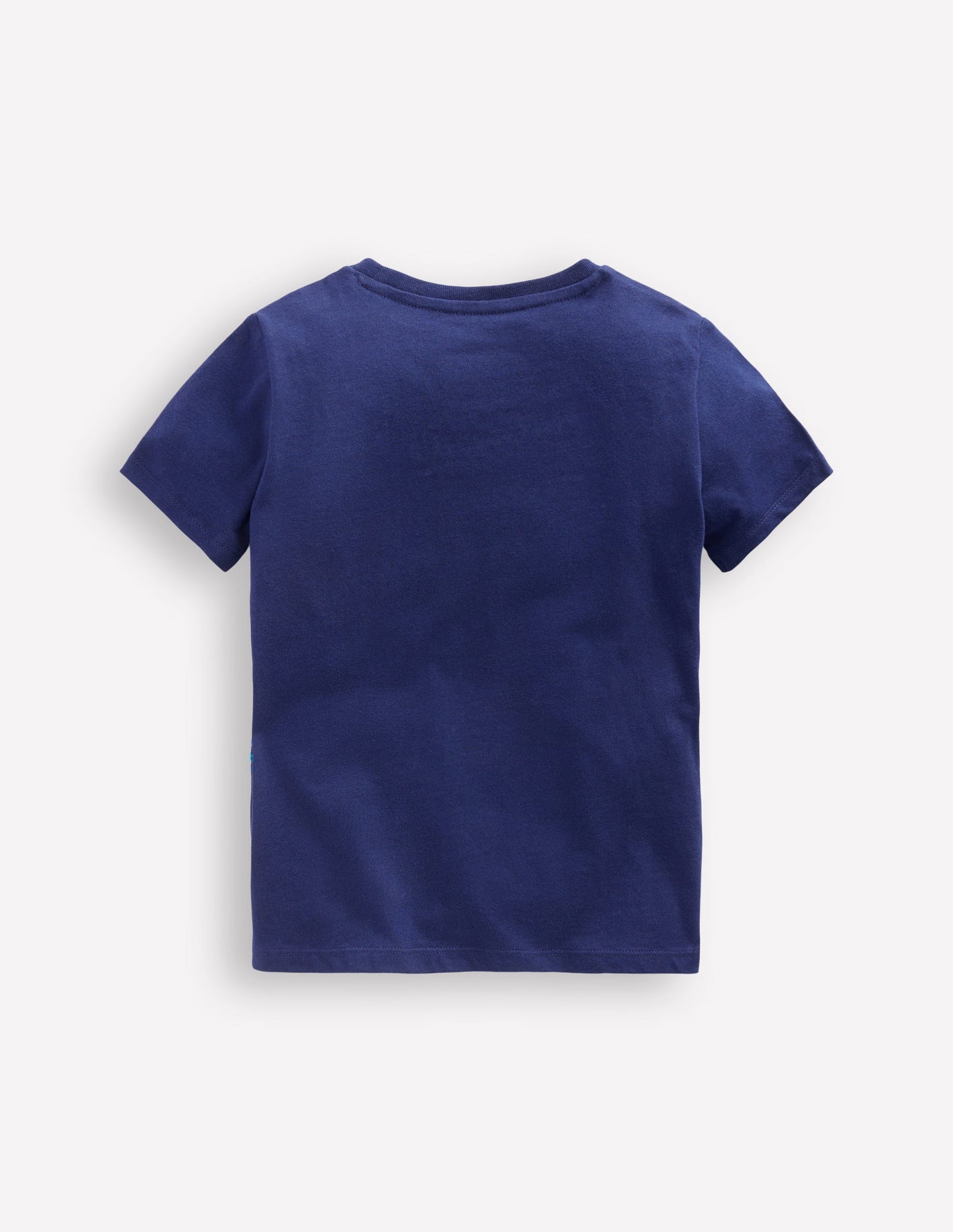 Chain Stitch T-Shirt-Medieval blue Shark