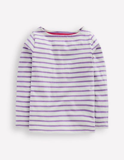 Ella Breton-Ivory / Aster Purple Stripe