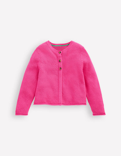 Everyday Cotton Cardigan-Sorbet Pink