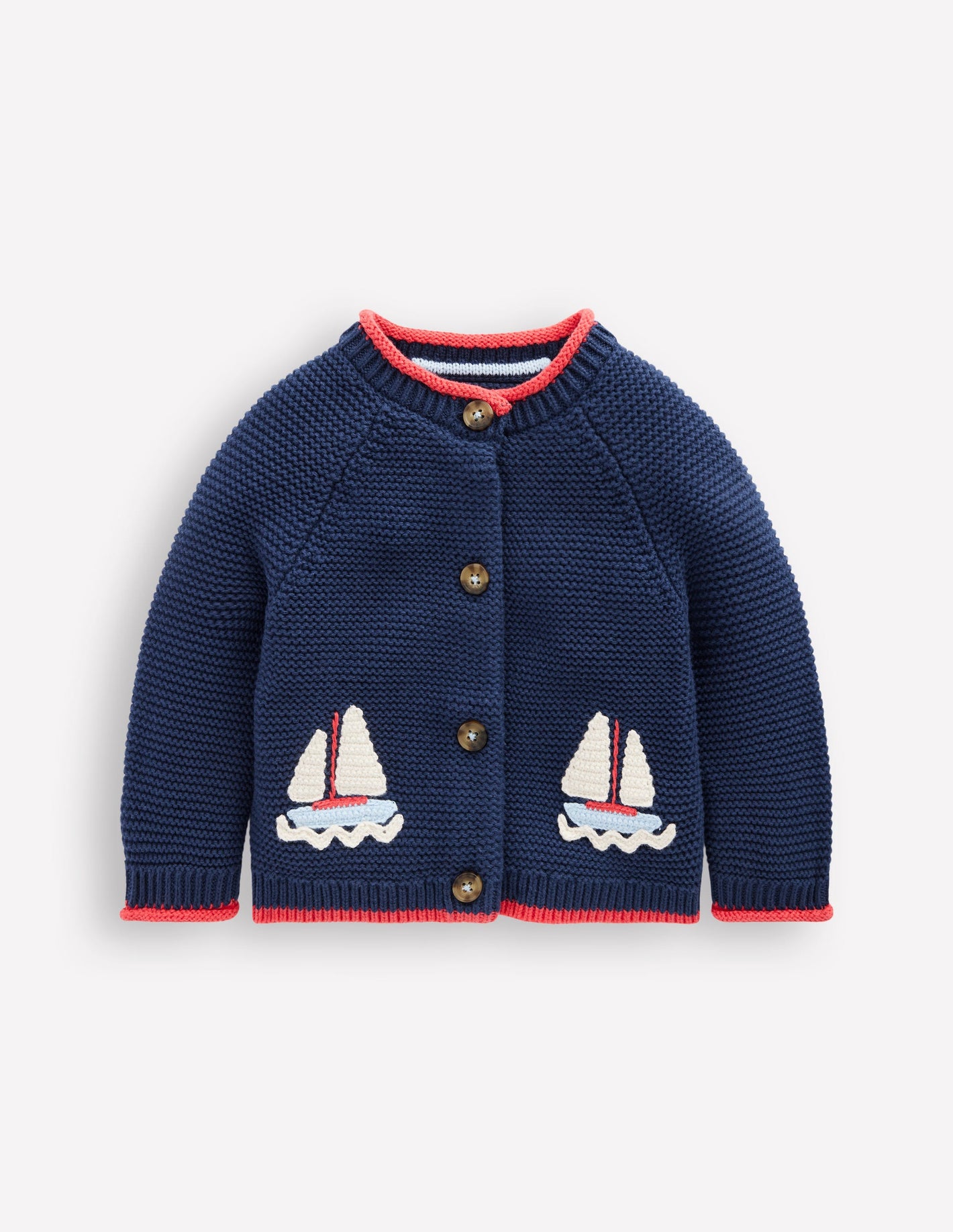 Novelty logo Cardigan-Starboard Blue Boats