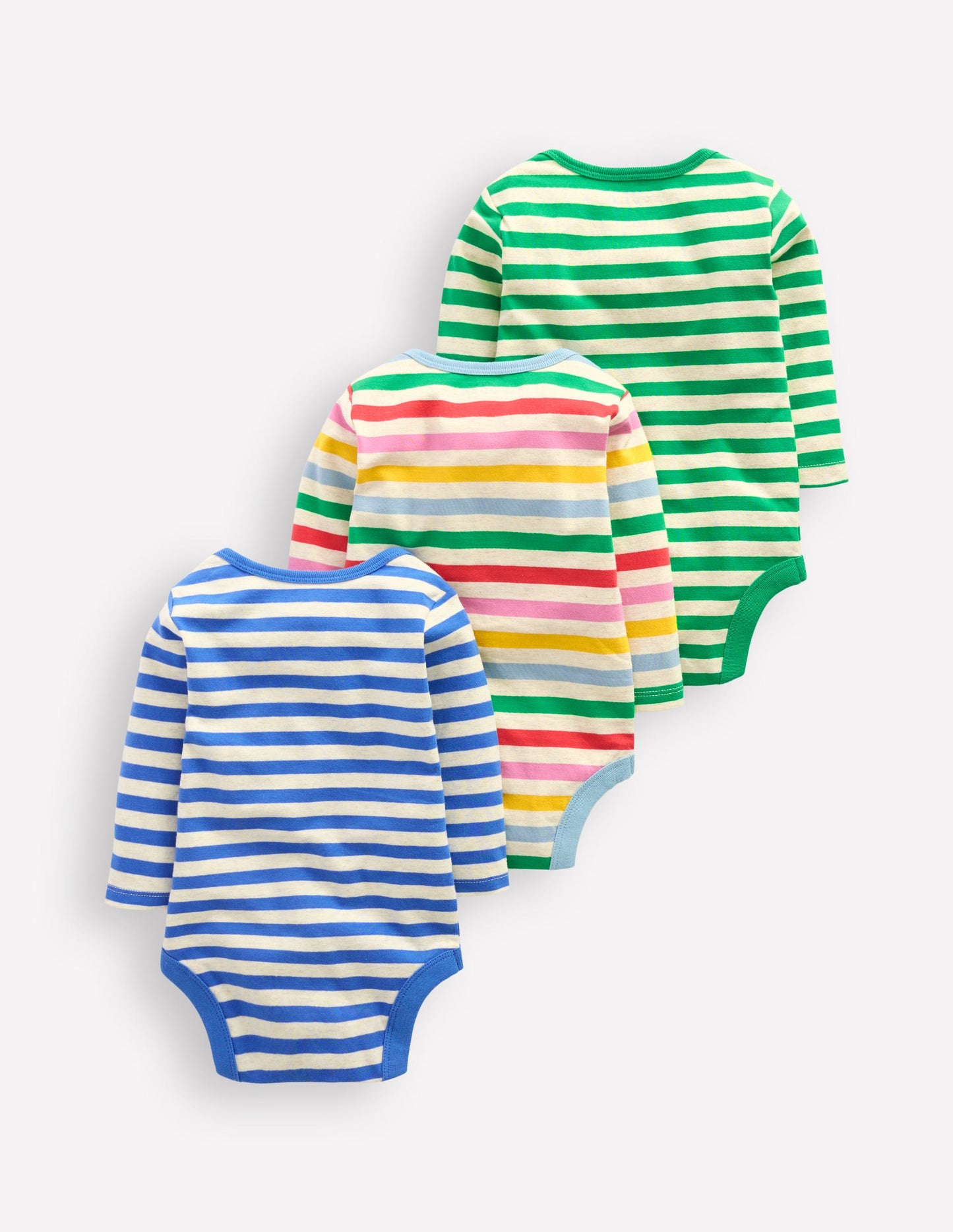 Striped 3 Pack Bodies-Oatmeal Multi Stripe