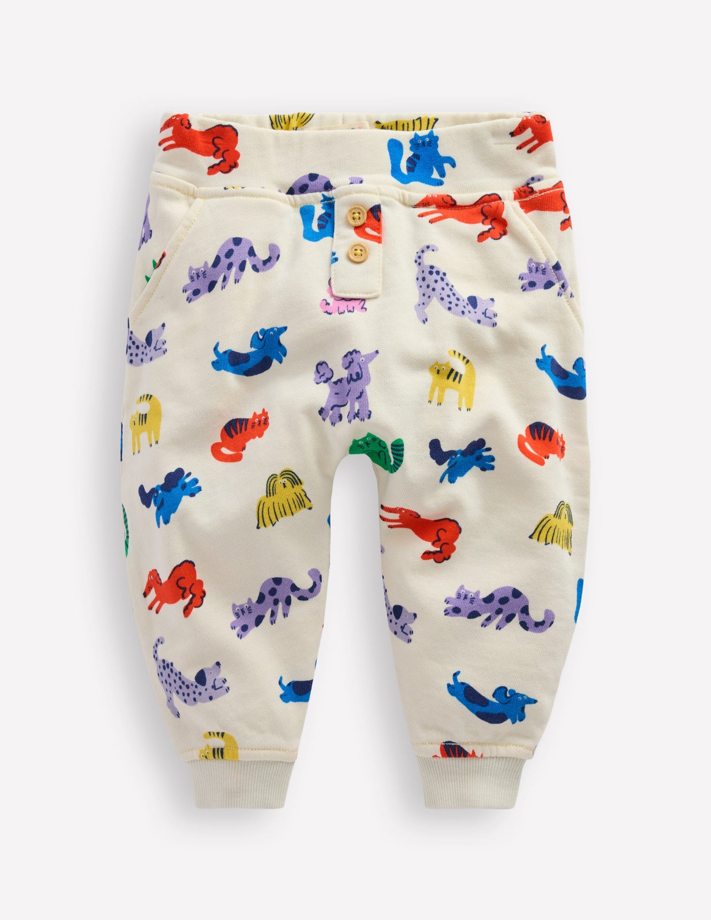 Jersey Sweatpants-Multi Rainbow Pets