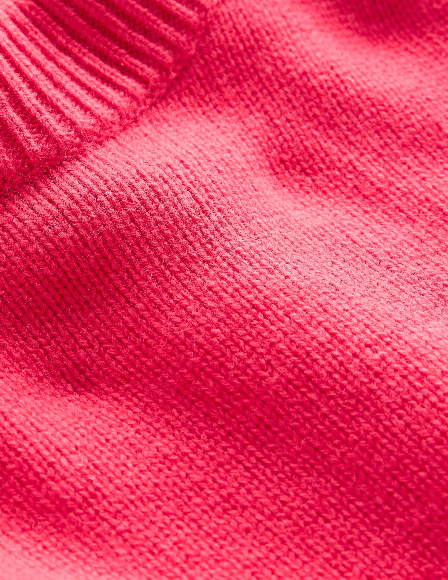 Wide Sleeve Cashmere Sweater-Camelia Pink