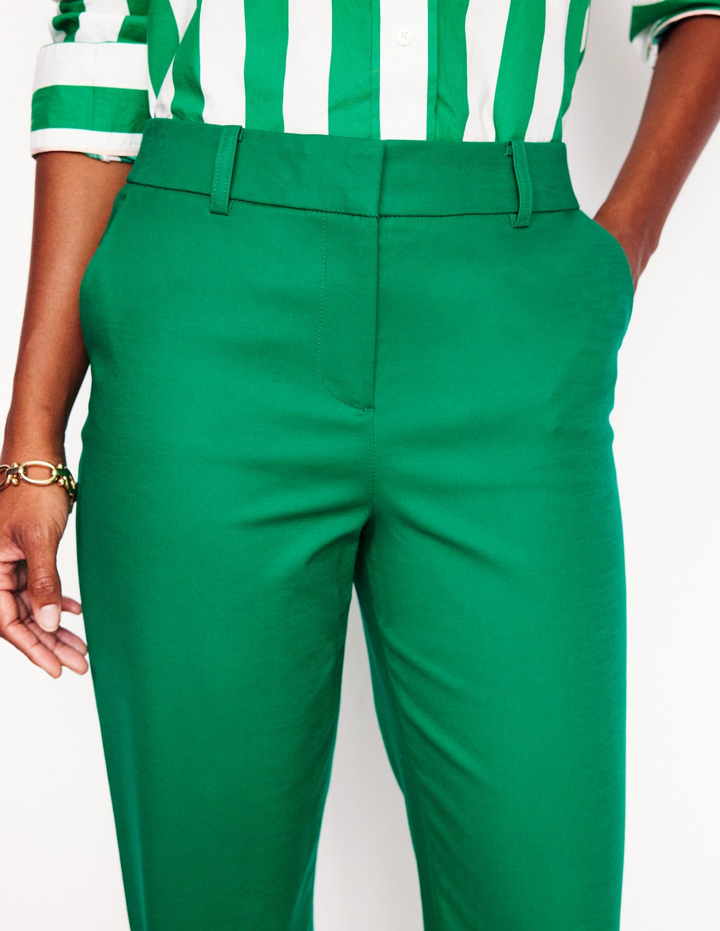 Richmond 7/8 Pants-Rich Emerald