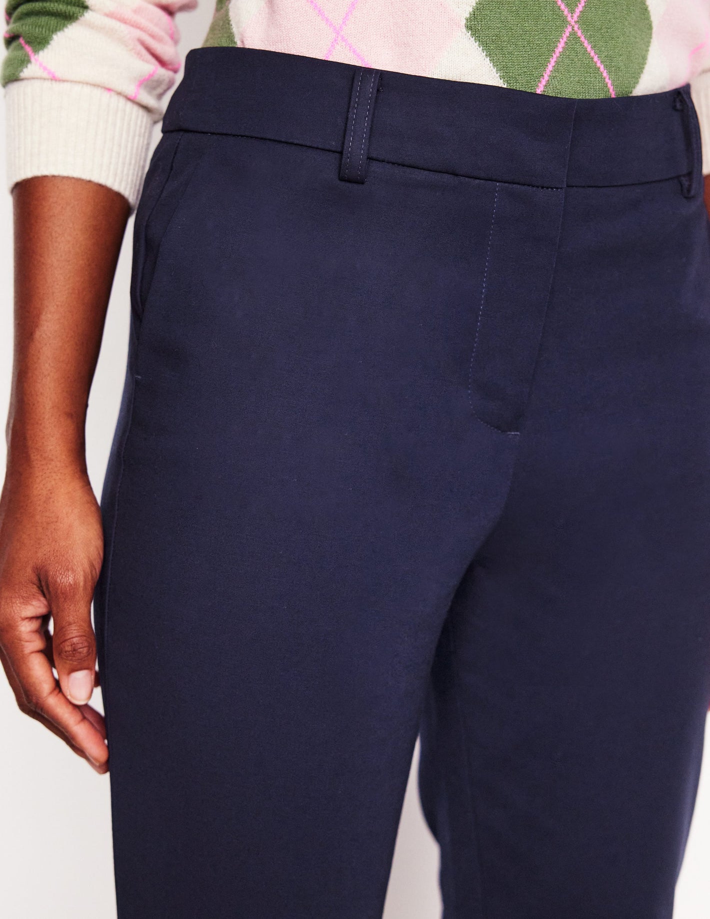 Richmond 7/8 Pants-Navy