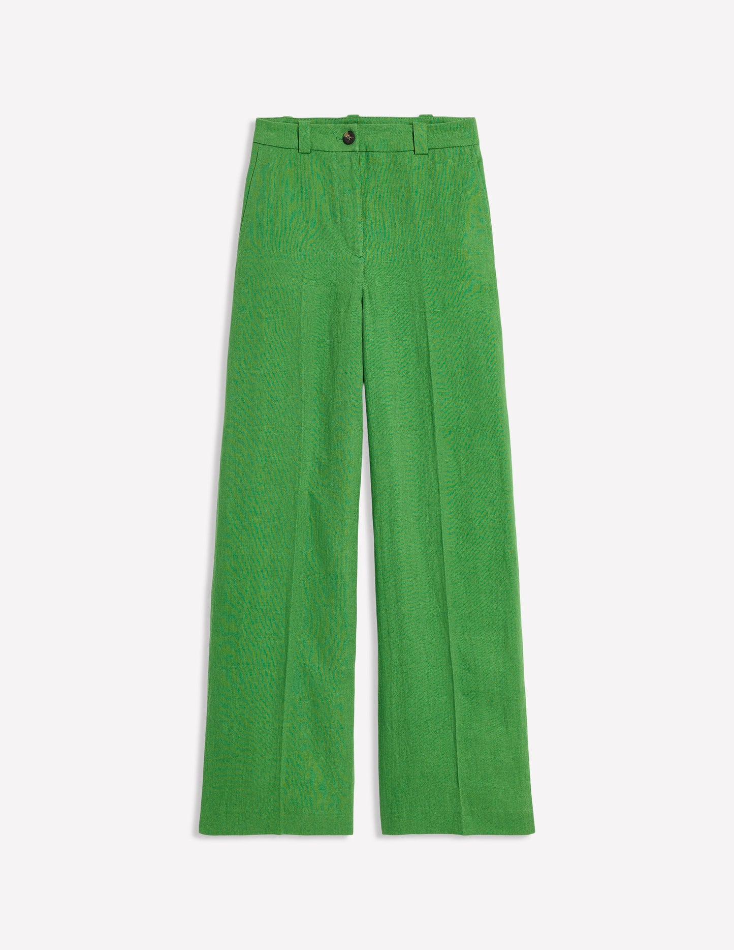 Westbourne Linen Pants-Iguana Green