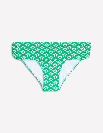 Levanzo Fold Bikini Bottoms-Green Cloud Terrace