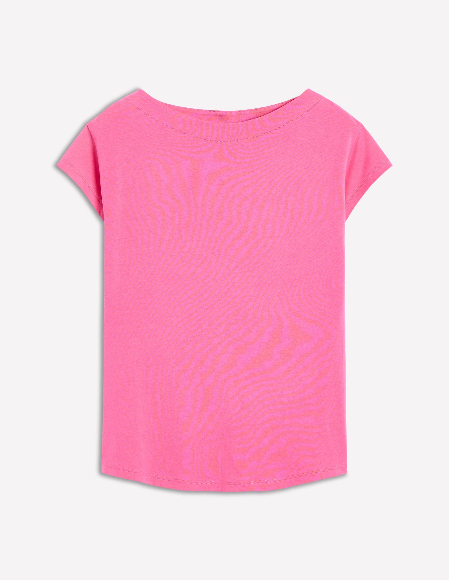 Supersoft Boat Neck T-Shirt-Tickled Pink