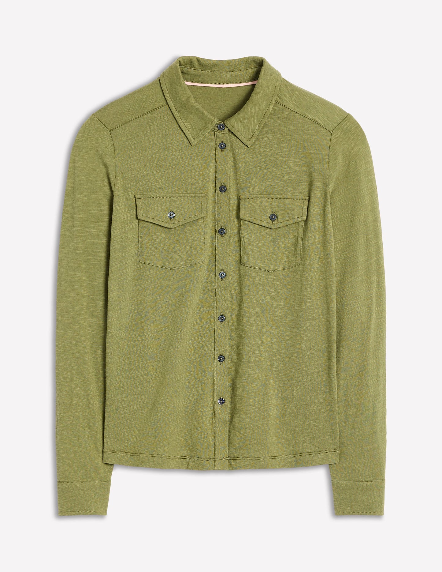 Amy Jersey Shirt-Soft Olive