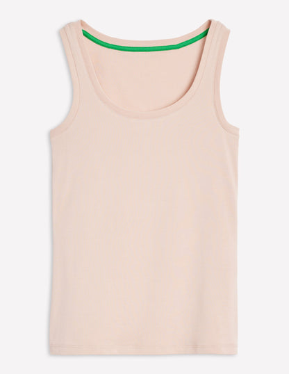 Essential Scoop-Neck Tank-Milkshake