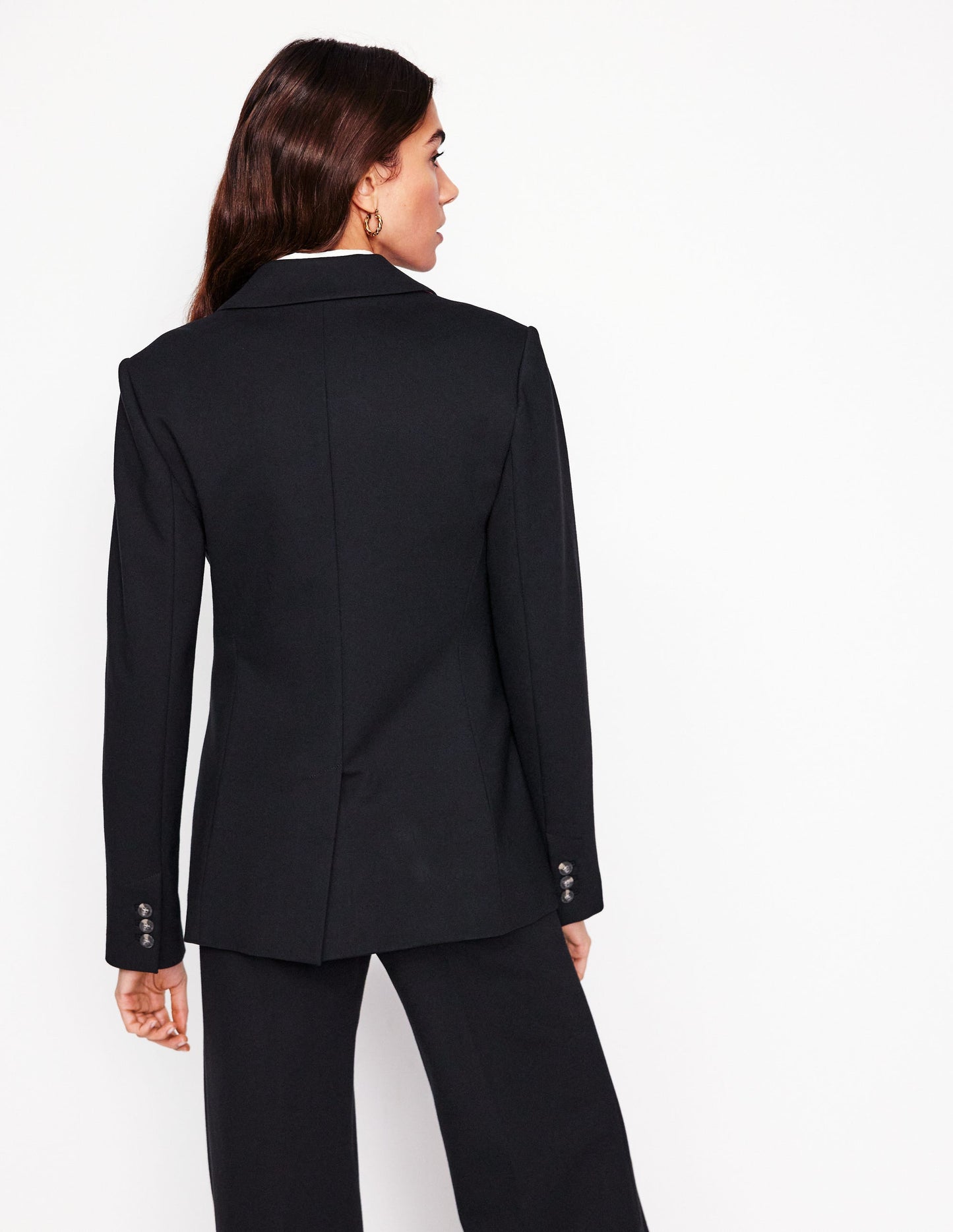 Marylebone Ponte Blazer-Black