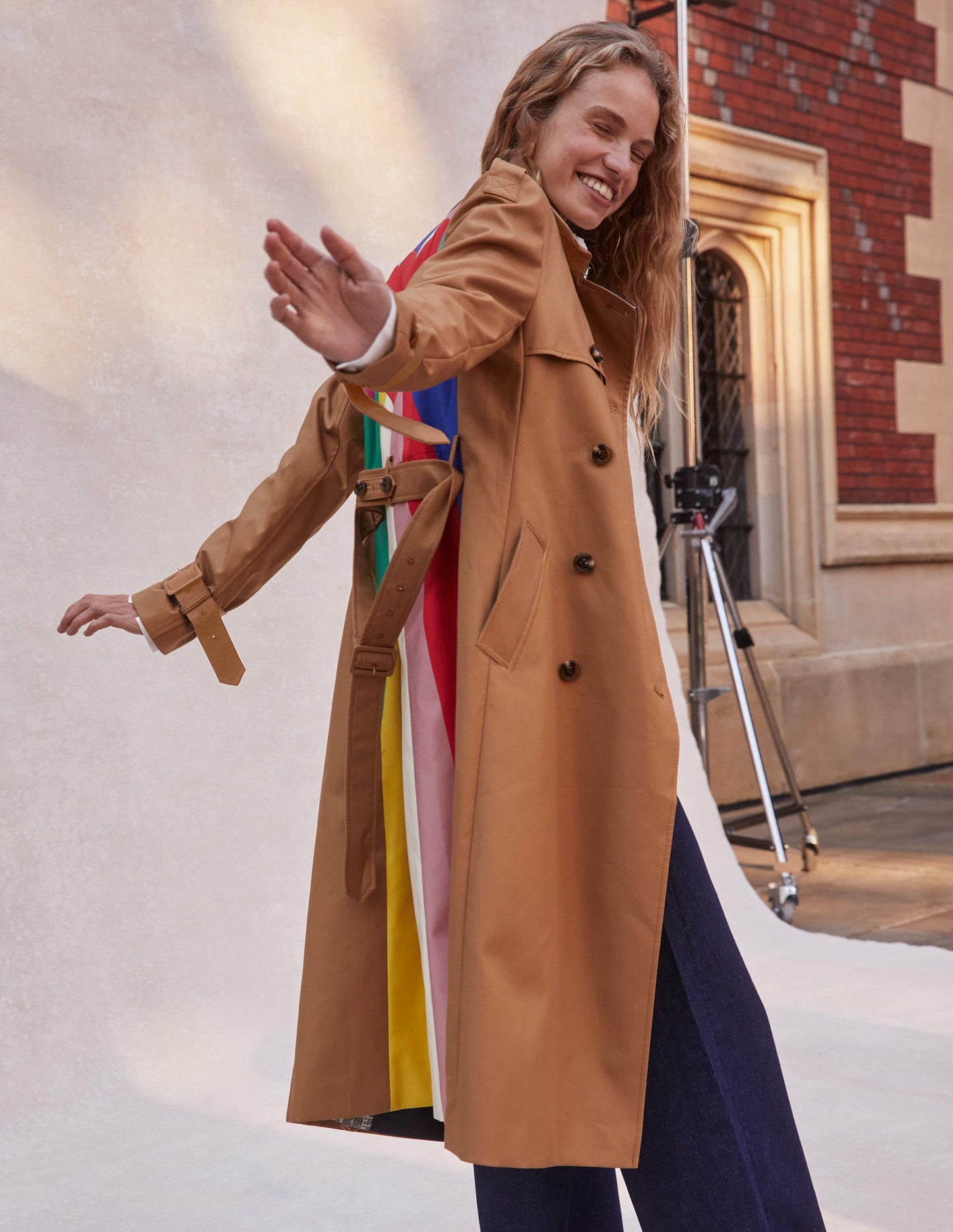 Cheltenham Trench Coat-Multi, Heart Spectrum