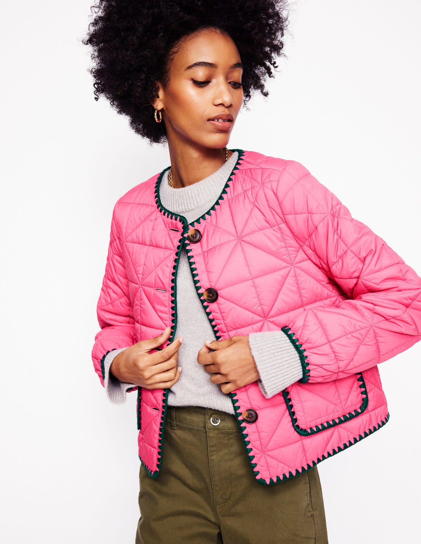 Chelsea Casual Jacket-Sorbet Pink